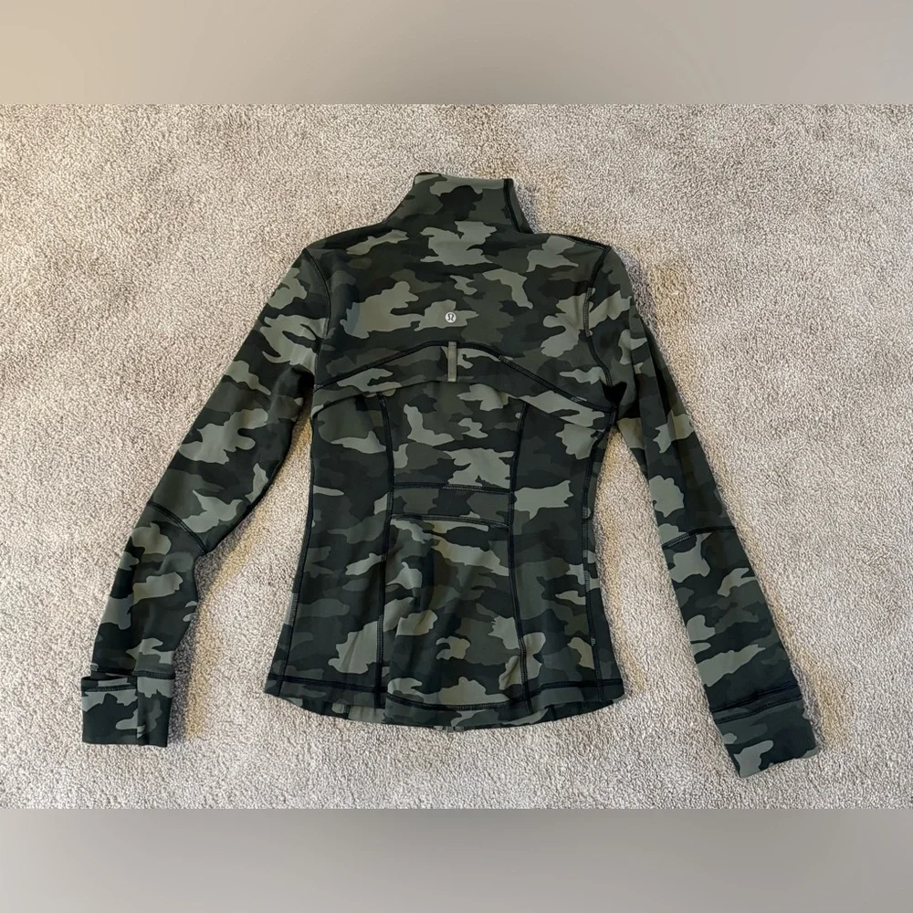 2021 Lululemon Define Jacket Luan Heritage 365 Camo Medium Olive Multi Size 6 - Picture 7 of 9